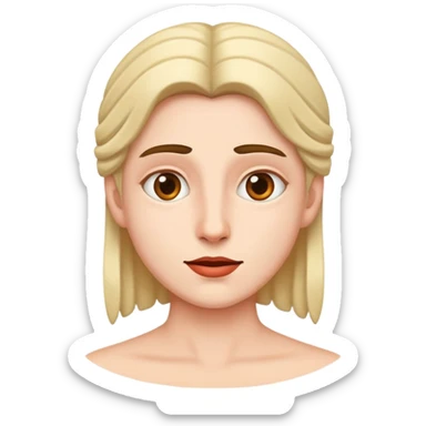 person acting in a play with theatrical expression sticker