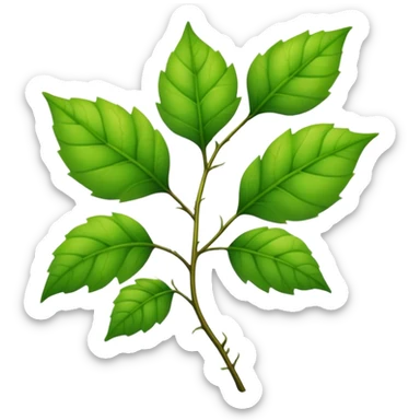 branch of poison ivy sticker