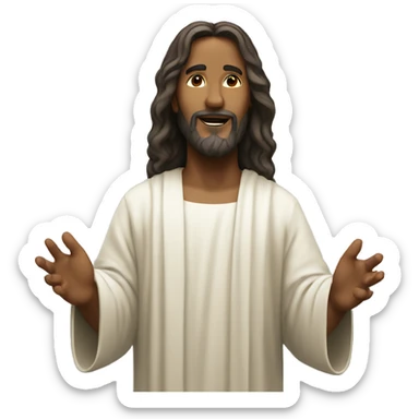 I worship jesus sticker