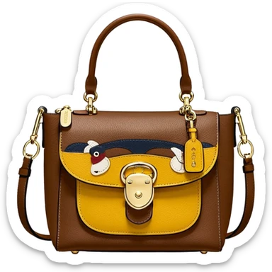 Coach Women's Hadley Mini Crossbody Bag in Pebbled Leather
 sticker