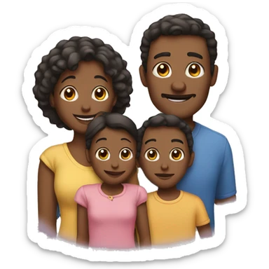 Family of three  sticker