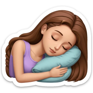 Ariana grade sleeping sticker