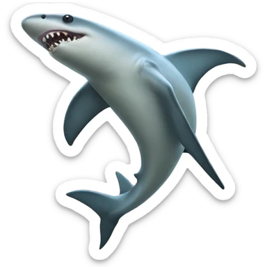 Hammerhead shark sticker