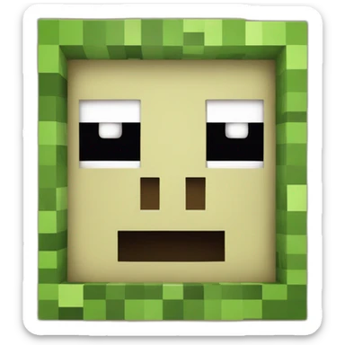 Creeper minecraft sticker