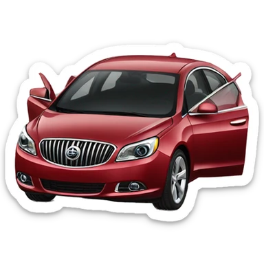 Red Buick verano sticker