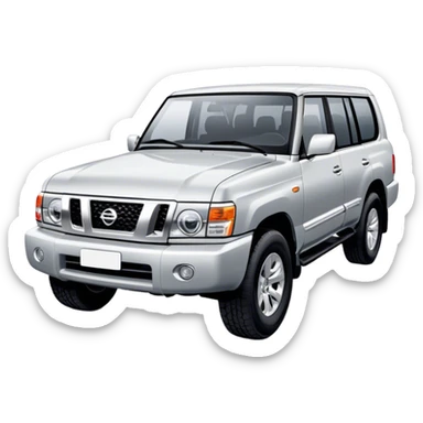 Nissan Patrol - Nissan (Model Year: 2022) (Iconic colour: Silver) sticker