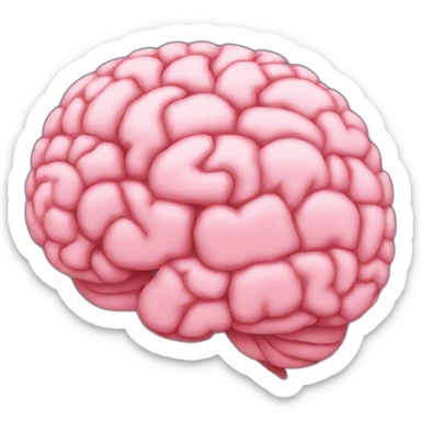 brain simple sticker