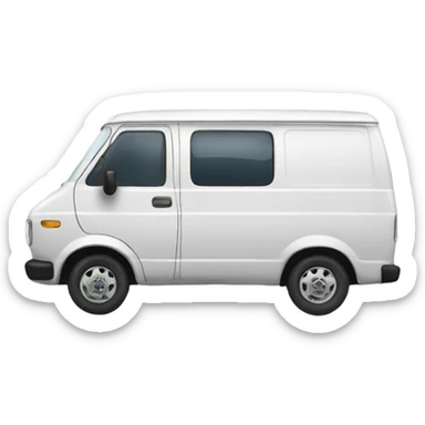 White van sticker