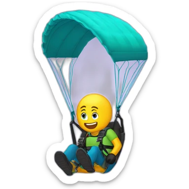 parapente freestyle en infinity tumbling sticker