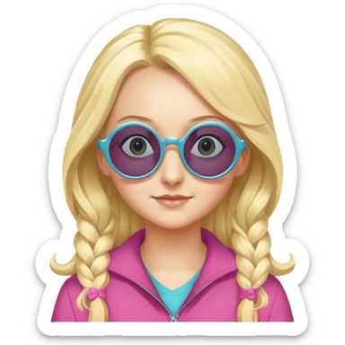 luna lovegood sunglasses sticker