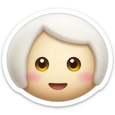 mochi cartoon character sticker