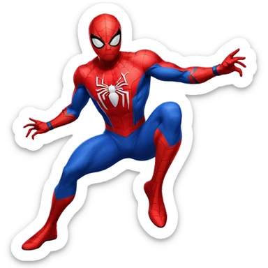 Spider-Man superhero sticker