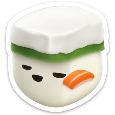 Sushi white sauce  sticker