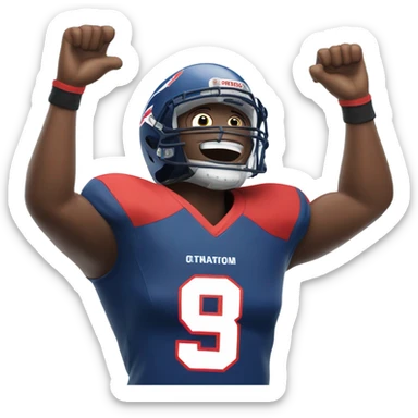 Buffalo Bills touchdown sticker