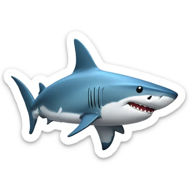 Shark wearing a Jiu-Jitsu gi  sticker