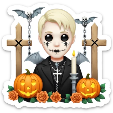 Chris motionless  🕸🦇♱🎃🥀⚰️🪦⛓🕯🎶🎤 sticker