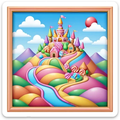 Candyland hills sticker