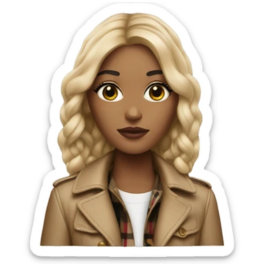 burberry her sticker