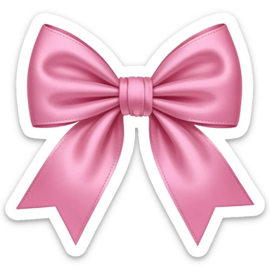 A coquette bow  sticker