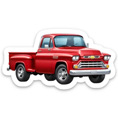 A Chevy truck sticker