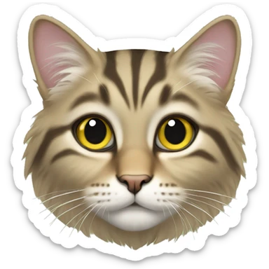 norwgean forest cat sticker