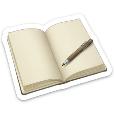 Drawing notebook sticker