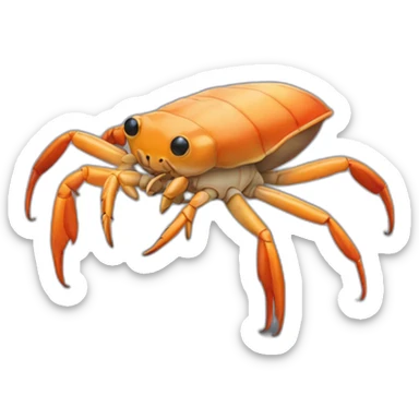 Full Body Fiddler Crab sticker