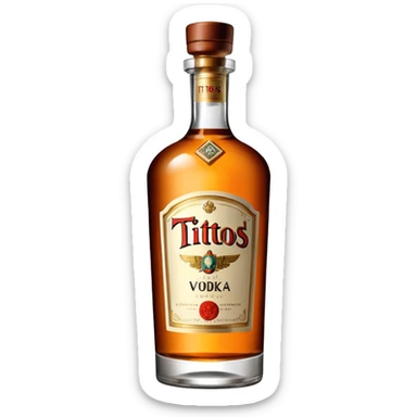 Titos vodka sticker