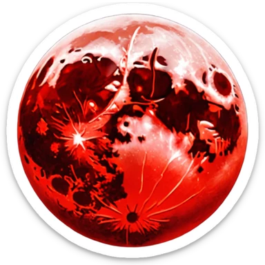 BLOOD MOON sticker