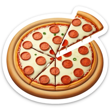 pizza with only onions sticker