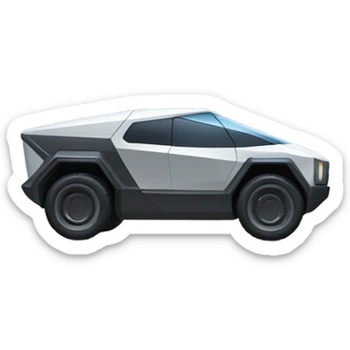 Cybertruck Tesla sticker