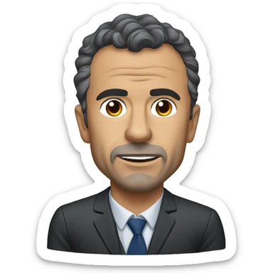 entrenador Luis Enrique sticker