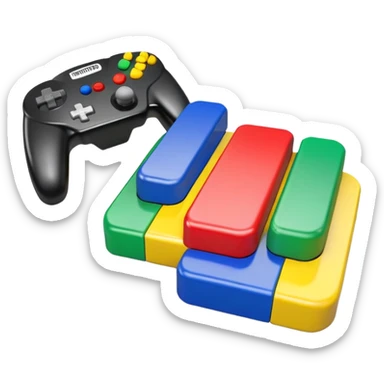 Nintendo 64 logo sticker