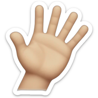 Mickey Mouse hand sticker