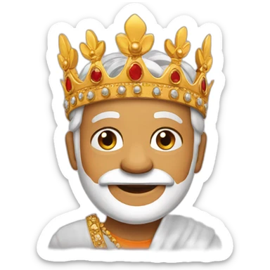 Modi Crowned sticker