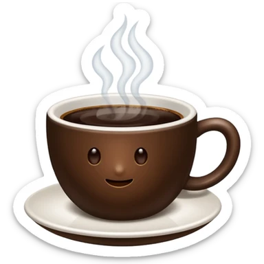Coffee sticker