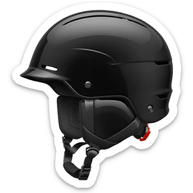 ski helmet without goggles sticker