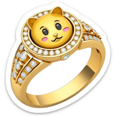 anillo de cumpleañera de 15 años sticker