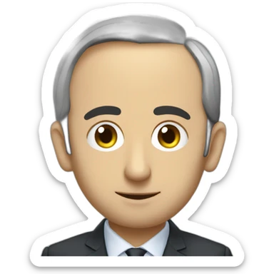 Zemmour with Lepen sticker