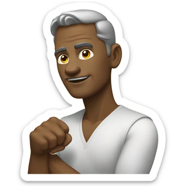 Gay guy with a limp wrist sticker