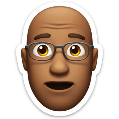 normal emoji with a side eye sticker