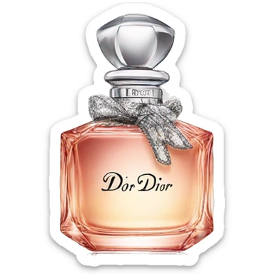 Dior perfume sticker
