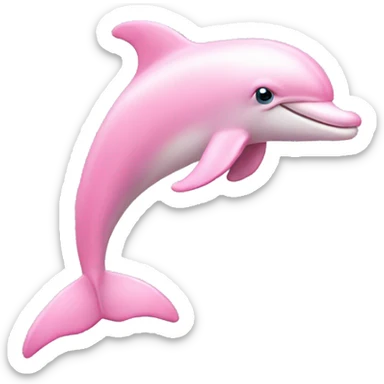 Pastel-pink-colors-dolphin sticker