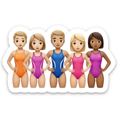 swim team sticker