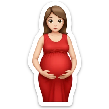 Pregnat with period sticker