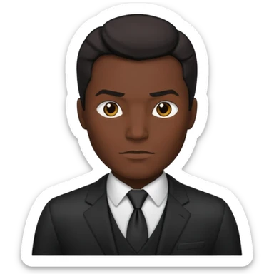 bruce wayne black suit sticker