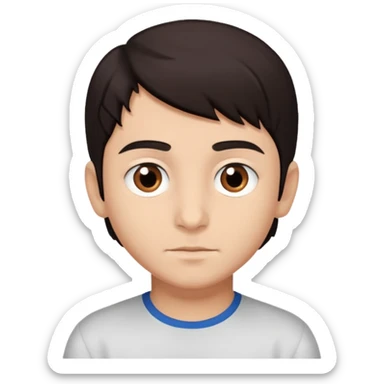 A Turkish young boy  sticker