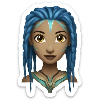 neytiri from avatar sticker