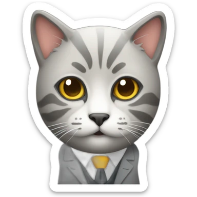 cat manager sticker