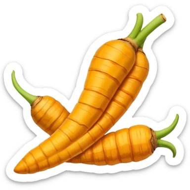 turmeric root sticker
